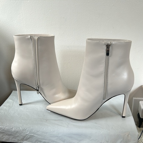 New Anne Klein Farrah Boots Size 10 Chic Cream - Picture 4 of 5